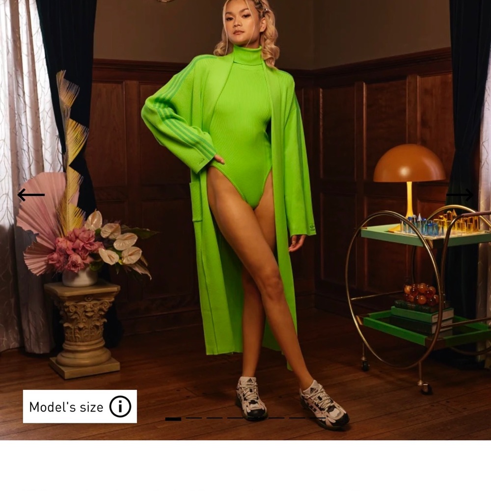 NWT ADIDAS X IVY PARK KNIT ROBE sz Small SOLD OUT 🔥🔥🔥